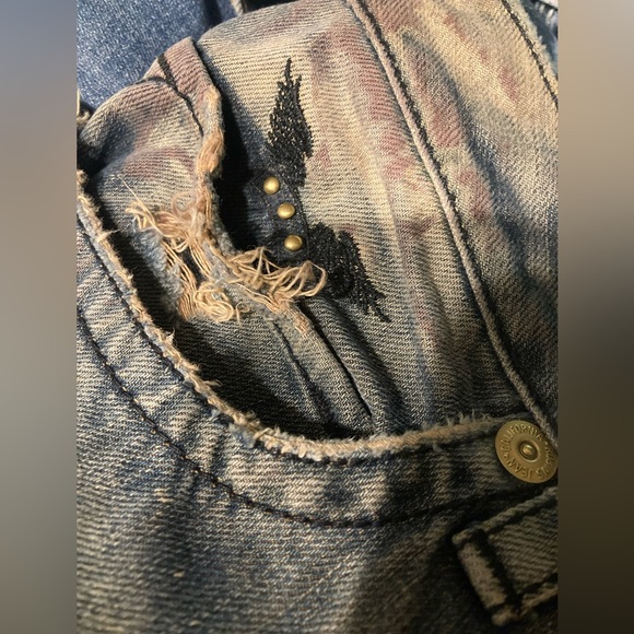 SOLD! Rare vintage Robin’s jeans size 32 waist…just look at them sparkles! 😱 - Picture 5 of 16